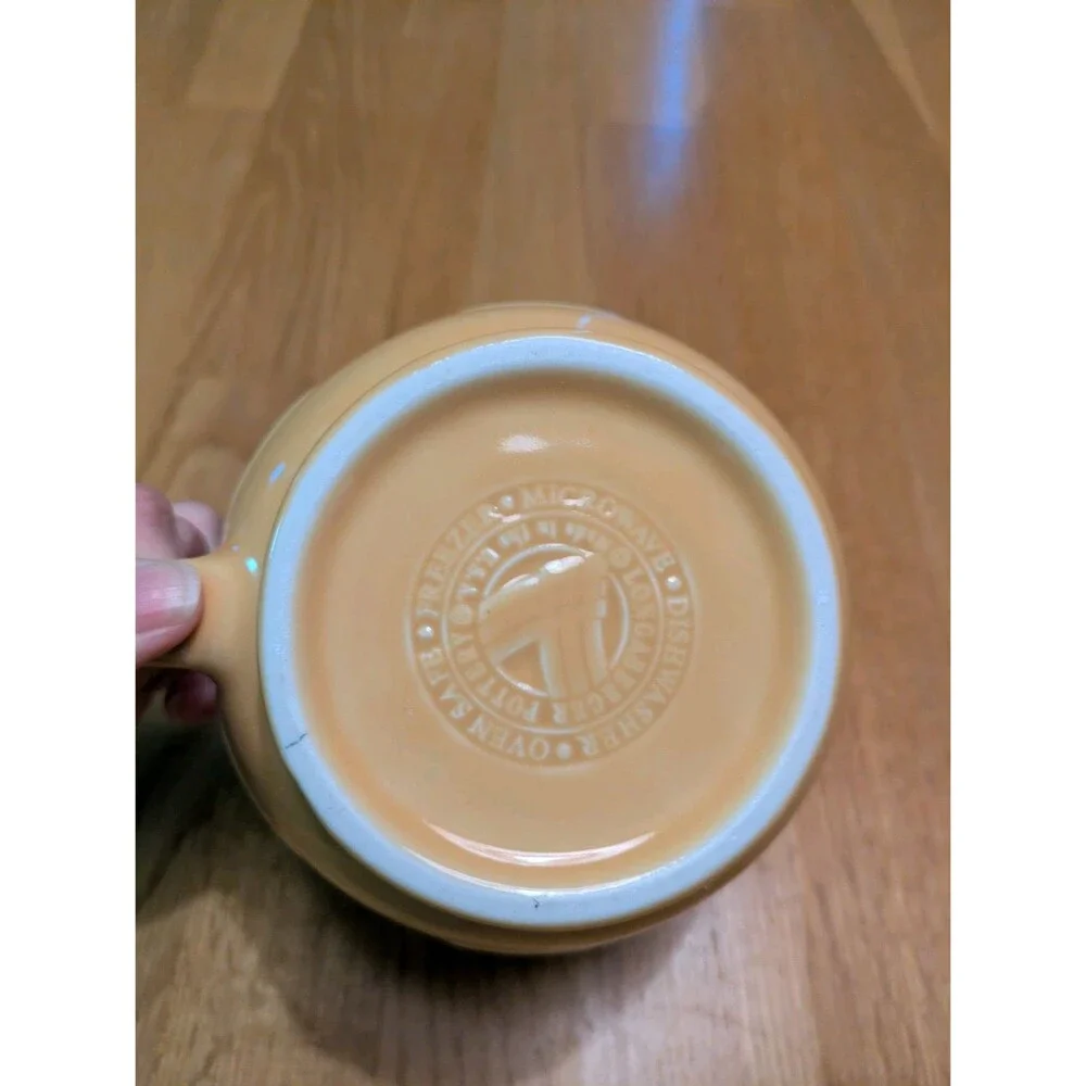 Longaberger Butternut Yellow Sauce Gravy Pitcher Woven Traditions
